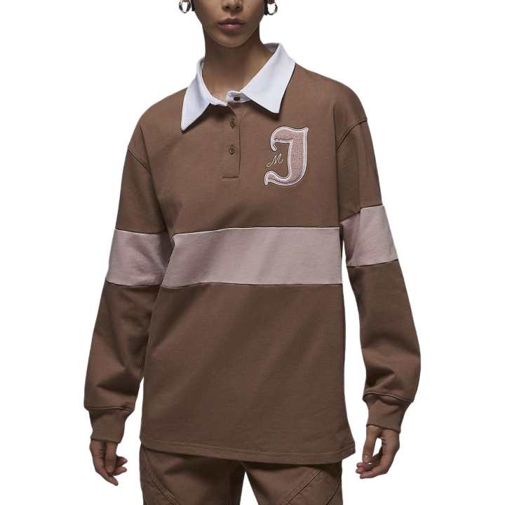 Jordan Jordan Polo Shirt Women's Ancient Brown/Oxford Pink/White