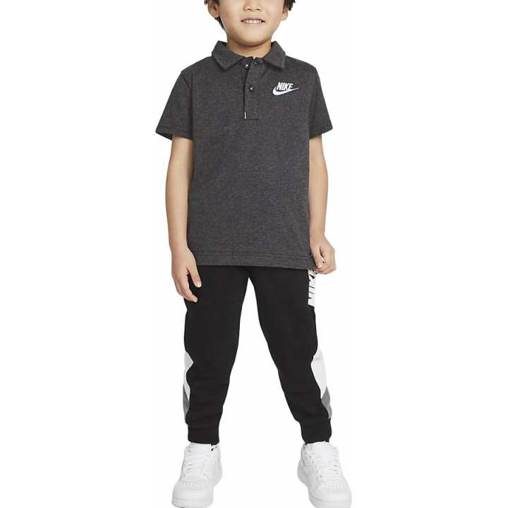 Nike Nike Polo Shirt Black Heather Kids'