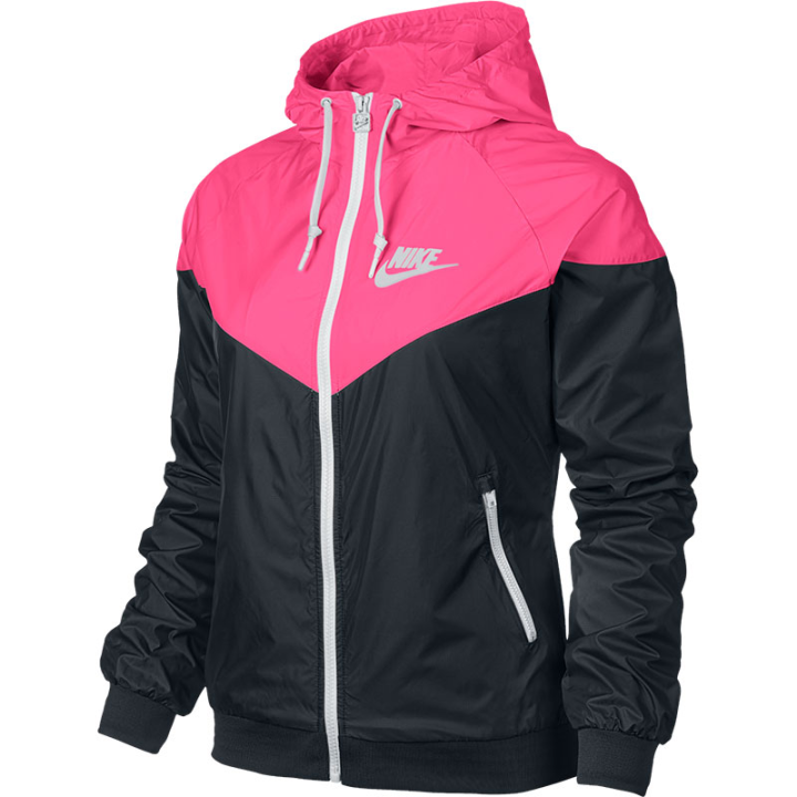 Nike Nike WINDRUNNER Jackets Women's Black/Pink Hooded Moderate Other