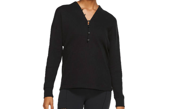 Nike Nike Sweaters Women's Black V Neck Moderate Base Layer
