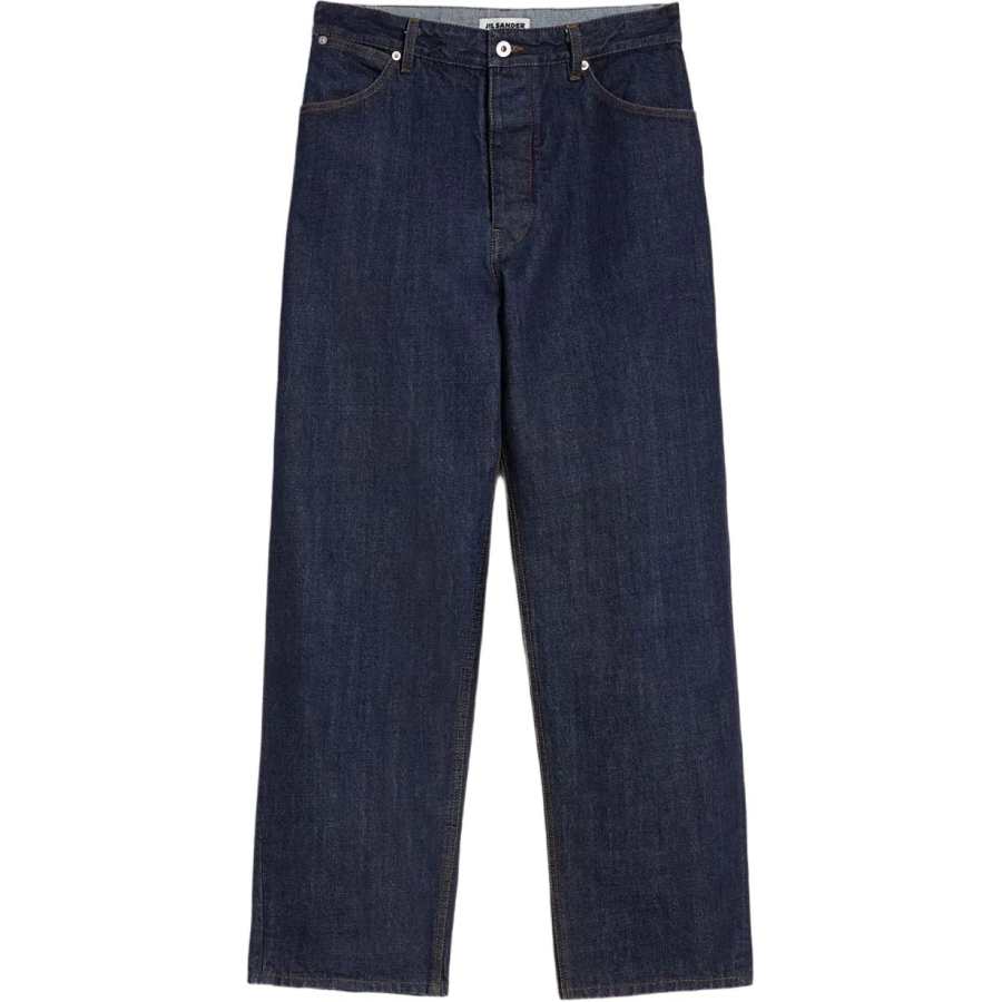 JIL SANDER Jil Sander logo-patch jeans