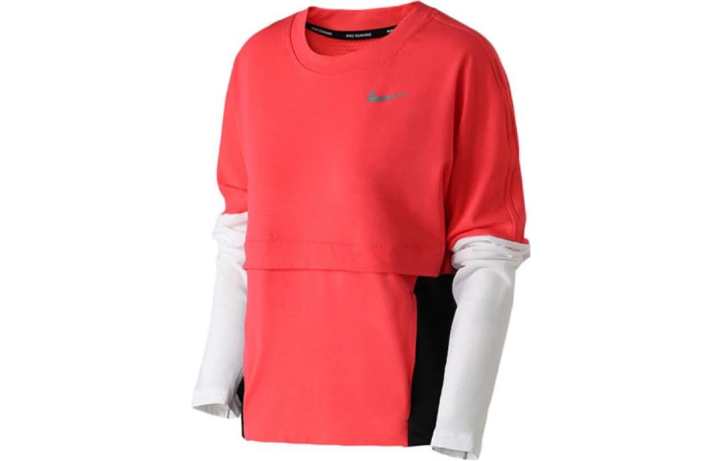 Nike Nike Sweatshirts Women's Red Crew Neck Moderate Regular