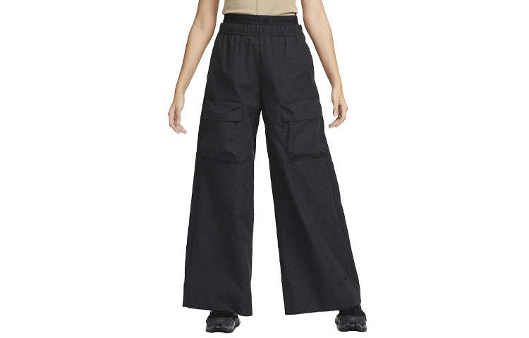 Nike Nike Casual Pants Women's Black Moderate Wide Leg Pants