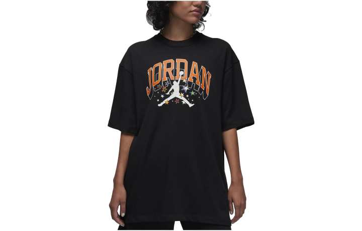 Jordan Jordan Drop Shoulder Sleeve T Shirt Women's Black
