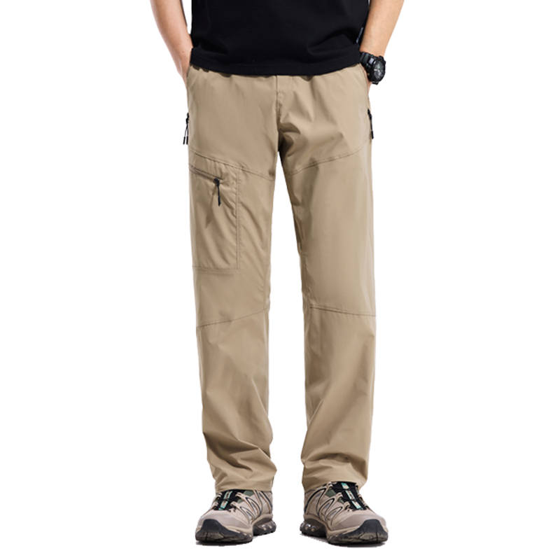 Hodo Casual Pants Men's Moderate Straight Fit Pants