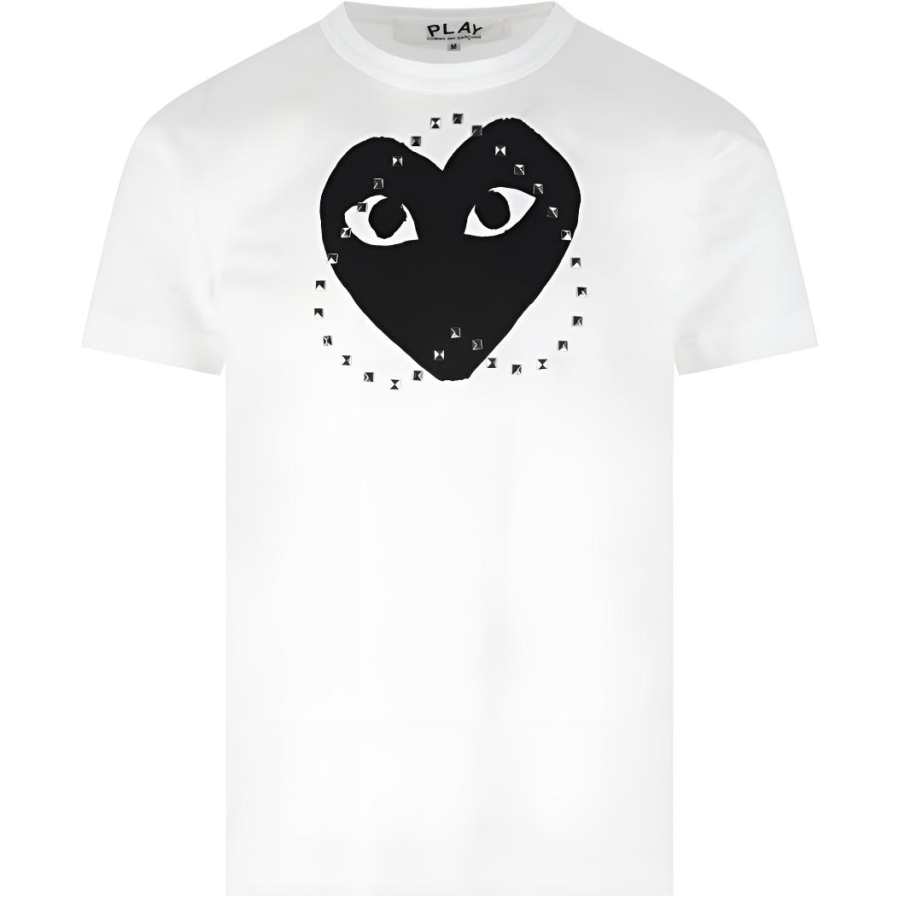 CDG Play Regular T Shirt Women's White