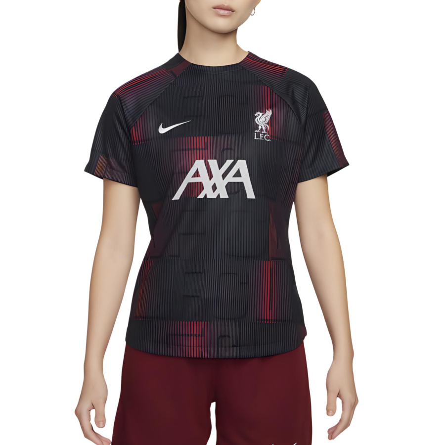 Nike Nike Liverpool F.C. Academy ProDri FIT Soccer Jersey Women's Black Red