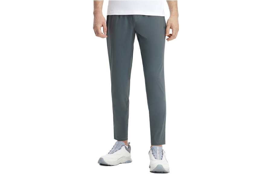 FILA Knitted Fabric Pants Men's Monsoon Gray