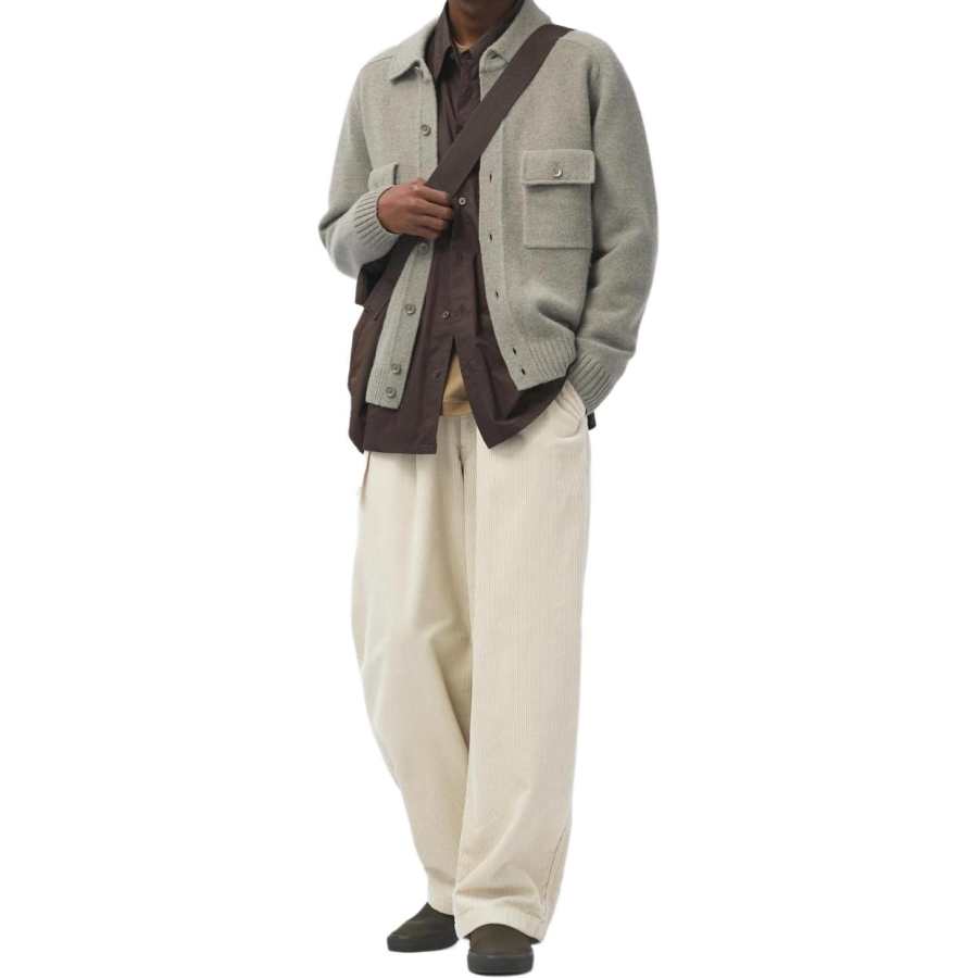 UNIQLO U Collection FW24 Casual Pants Men's Dark Beige