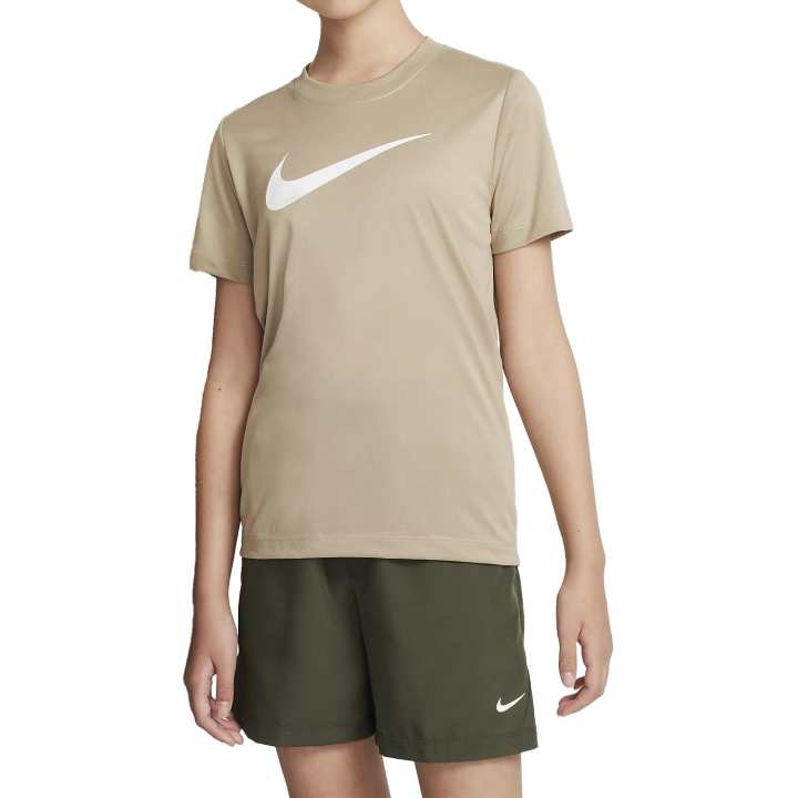 Nike Nike Big Kids' Dri FIT T Shirt T Shirt Khaki Children Aged 3 7 Years Old