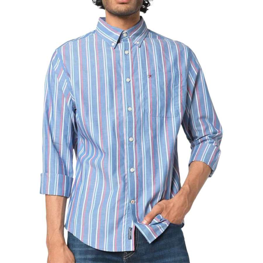 Tommy Hilfiger Shirt Men's Navy Blue