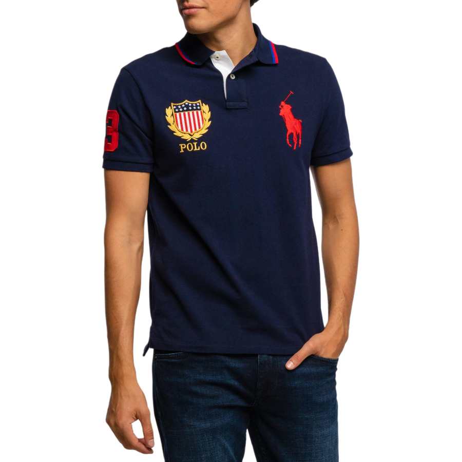 Polo Ralph Lauren SS24 Polo Shirt Men's Marine Blue