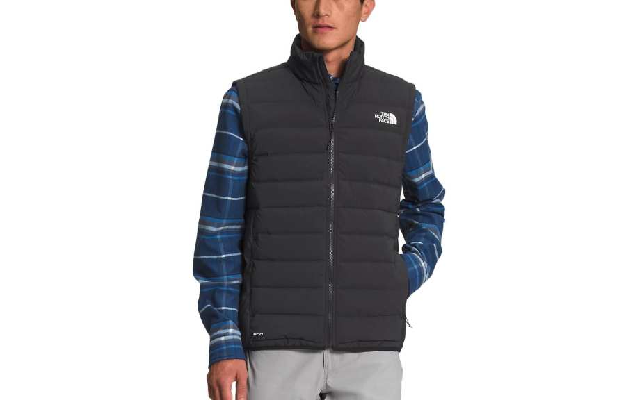 THE NORTH FACE Vests Men's Black Stand Collar Moderate Other