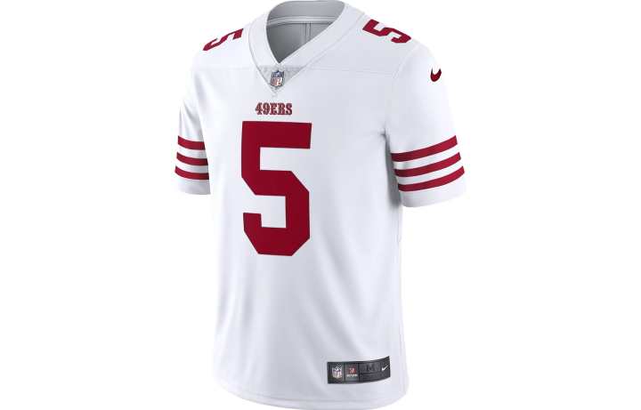 Nike Nike Soccer Jerseys Men's White Thin Straight Fit