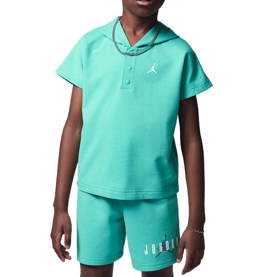 Jordan Jordan Casual Sportswear SS25 2 Piece Set Lake Blue Children Aged 3 7 Years Old