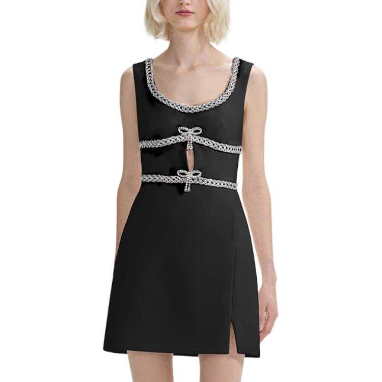 Self-portrait Self portrait Sleeveless Dress Women's Classic Black