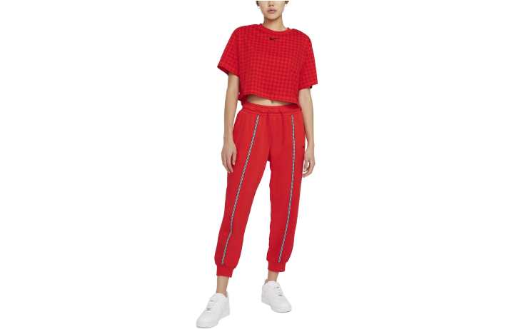 Nike Nike Casual Pants Women's Red Moderate Cuffed Pants