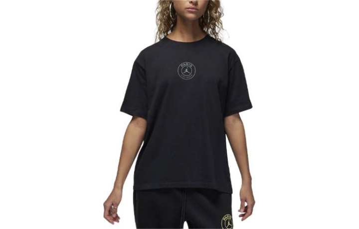 Jordan Jordan Drop Shoulder Sleeve T Shirt Women's Black