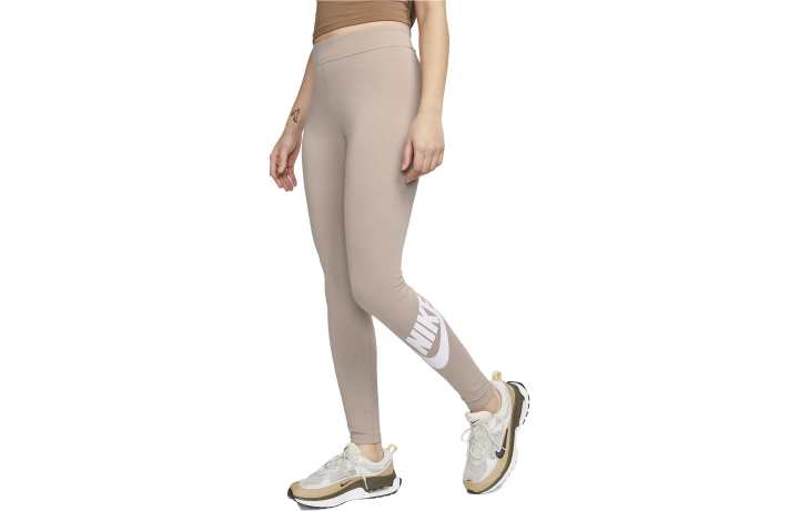 Nike Nike Knitted Sweatpants Women's Khaki Moderate Slim Fit Pants