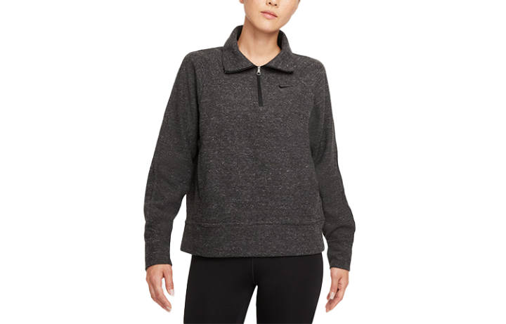 Nike Nike Sweatshirts Women's Black Stand Collar Moderate Regular