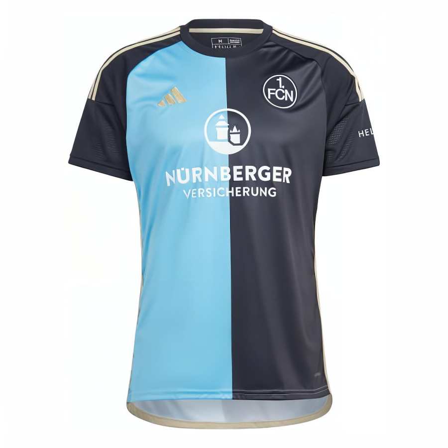 Adidas Adidas FC NÜRNBERG 23/24 THIRD JERSEY Soccer Jersey Men's Black/Light Blue