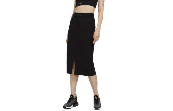 Nike Nike Knit Long Skirts Women's Black Moderate Mid Length Other