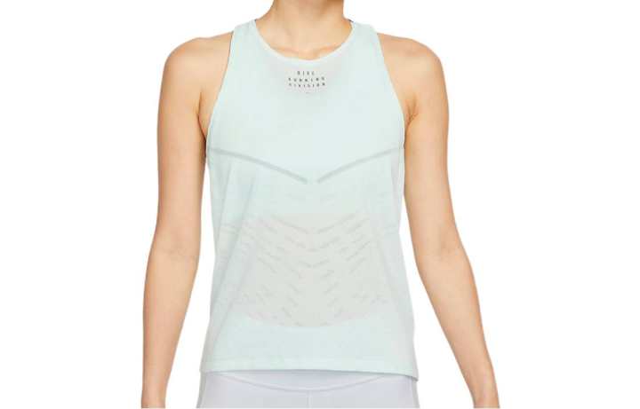 Nike Nike Tank Tops Women's White Crew Neck Moderate Racerback