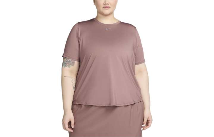 Nike Nike T Shirts Women's Pink Crew Neck Moderate Straight Fit