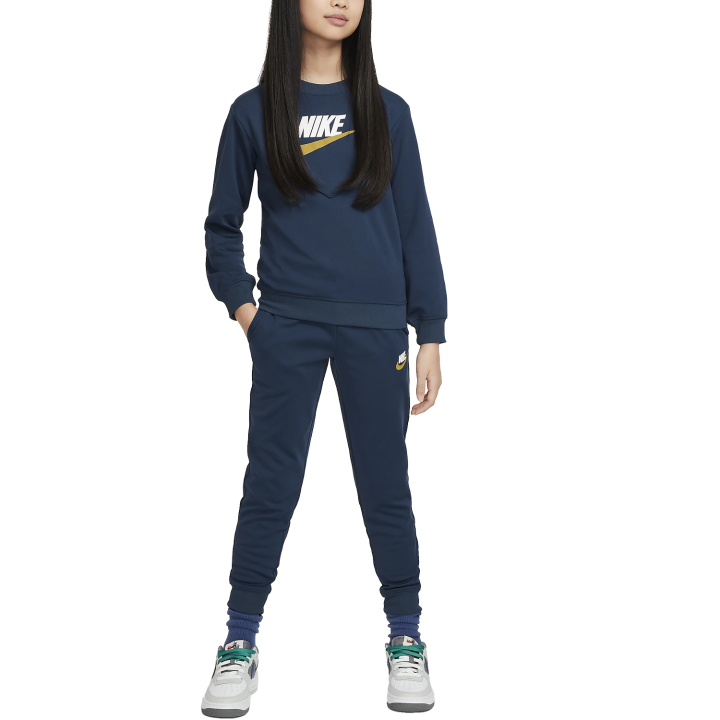 Nike Nike Casual Sportswear Dark Blue/White Teenagers