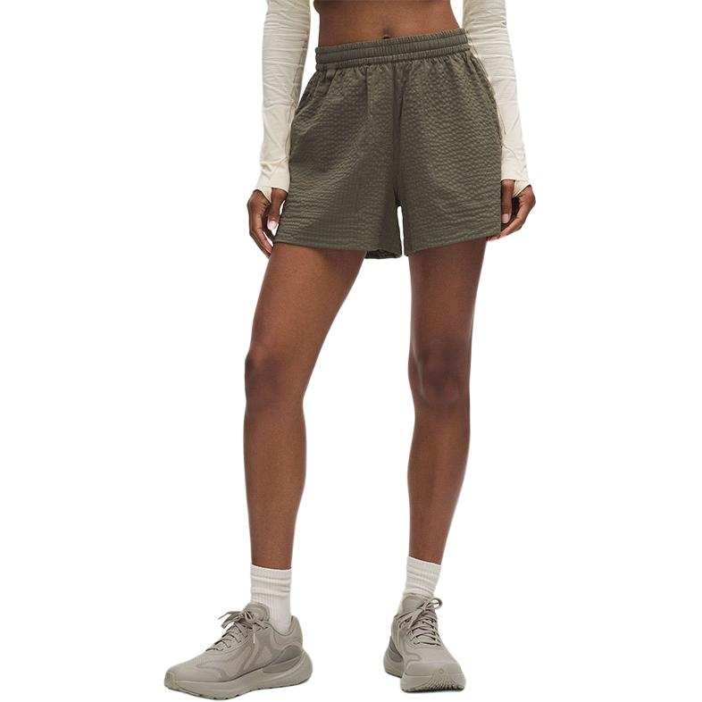 Lululemon Lululemon Grid Texture Casual Shorts 4' Women's