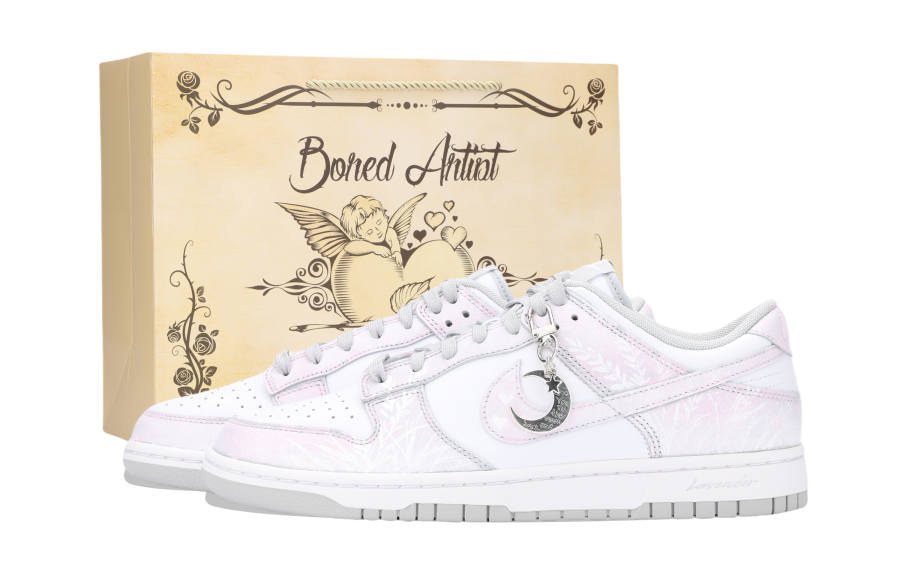 Nike Nike Dunk Crimson Mist's Dream Abrasion Resistant Low top Skateboard Shoes Unisex Light Lavender