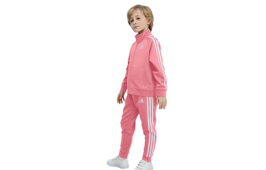 Adidas Adidas Casual Sportswear Pink & White Kids'