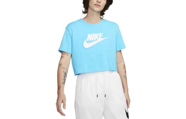 Nike Nike Sportswear Essentials Crop Top Women's Sky Blue