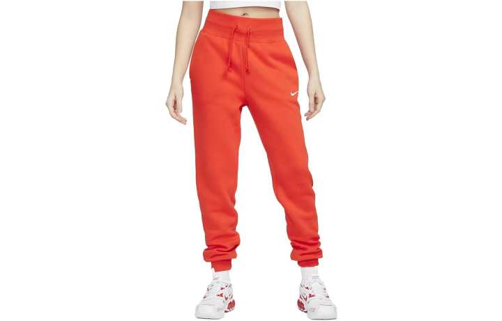 Nike Nike Knitted Sweatpants Women's Orange Red Moderate Cuffed Pants