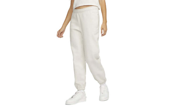 Nike Nike Knitted Sweatpants Women's White Moderate Cuffed Pants