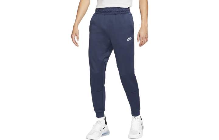 Nike Nike Knitted Sweatpants Men's Blue Moderate Cuffed Pants