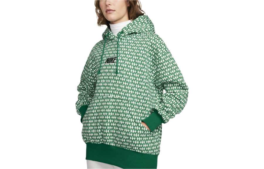 Nike Nike Sweatshirts Women's Green Hooded Moderate Other