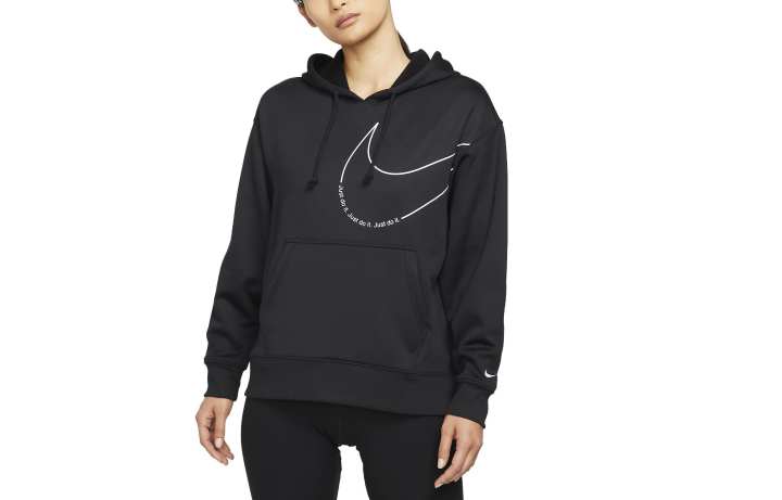Nike Nike Sweatshirts Women's Black Hooded Moderate Other