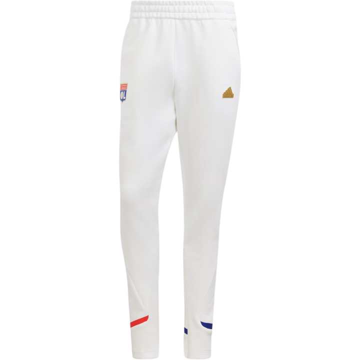 Adidas Adidas Olympique Lyonnais Knitted Sweatpants Men's White