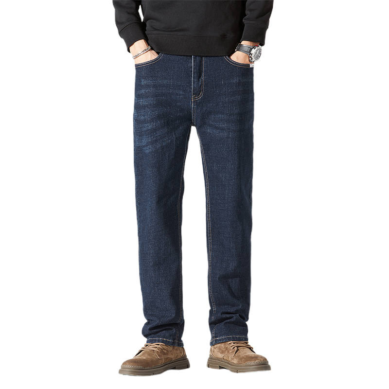 BALENO Jeans Men's Blue Black Moderate Straight Fit Pants