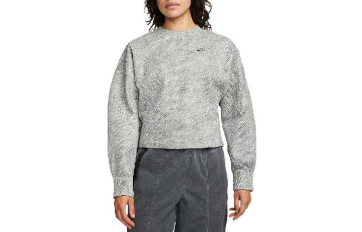 Nike Nike Sweatshirts Women's Gray Crew Neck Moderate Regular