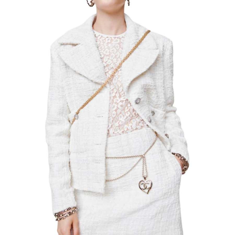 CHANEL SS22 Jackets & Coats Women's White