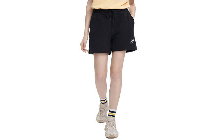 FILA Valentine's Day Collection Casual Shorts Women's Jet Black Moderate