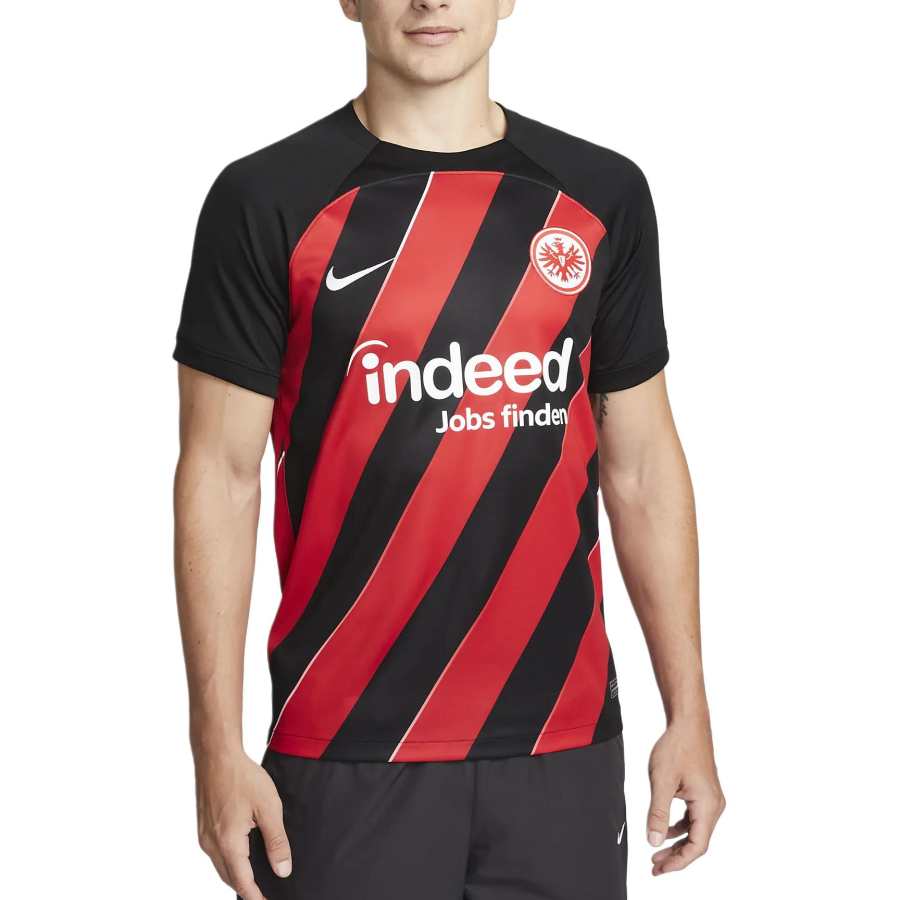 Nike Nike Dri FIT Sport Eintracht Frankfurt 2023/24 Stadium Home Soccer Jersey Men's Black/University Red/White