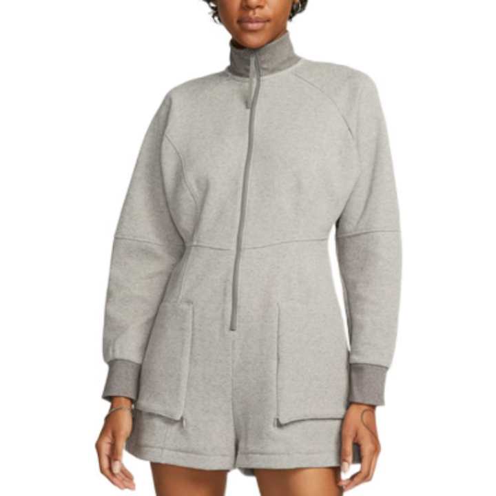 Nike Nike Bodysuits Women's Gray Stand Collar Straight Fit