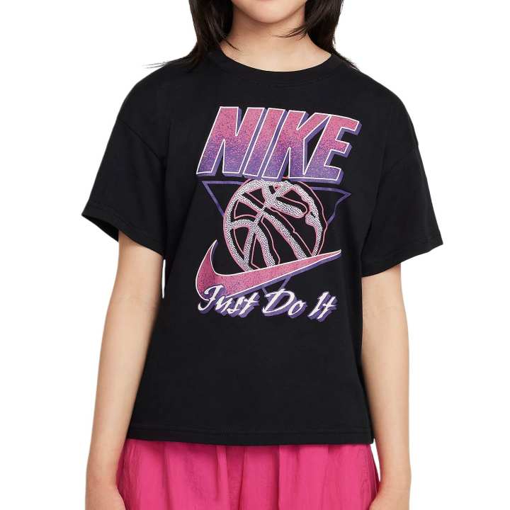 Nike Nike Sportswear T Shirt Black Teenagers