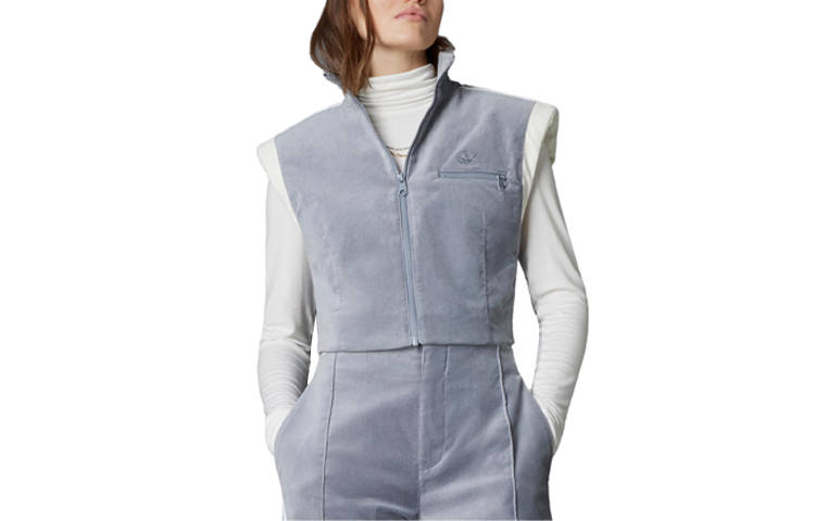 Adidas Originals BLUE VERSION CHALLENGER Jacket Women's Light Gray