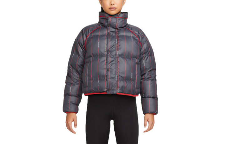 Jordan Jordan Jackets Women's Black Stand Collar Thickened Other