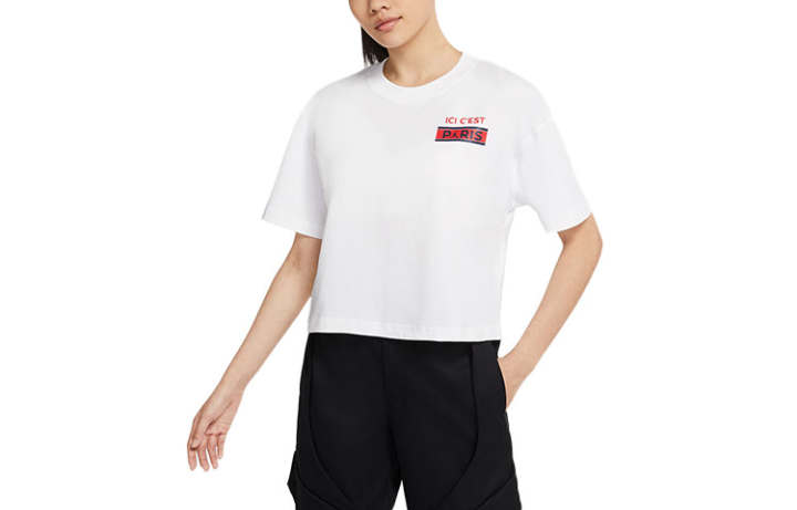 Jordan Jordan Drop Shoulder Sleeve T Shirt Women's White