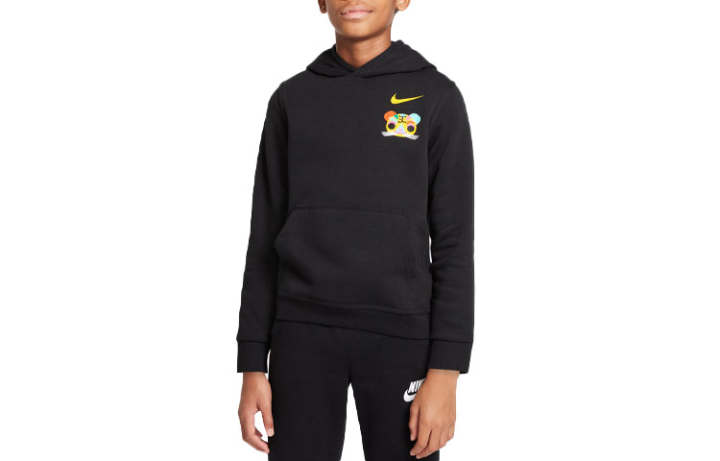 Nike Nike Sweatshirt CNY Collection New Year Edition Fleece Lined Thermal Sports Hooded Pullover Black Kids'